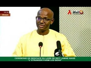 Abdoulaye DIALLO éditeur du livre "un étranger parmi les siens" de Sidi lamine Niasse