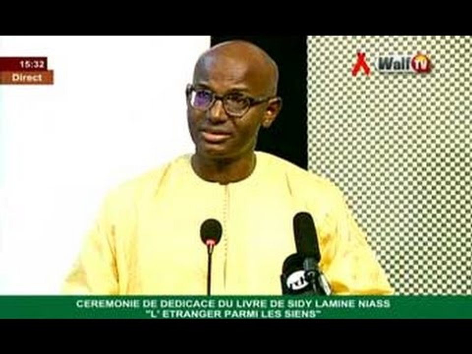 Abdoulaye DIALLO éditeur du livre "un étranger parmi les siens" de Sidi lamine Niasse