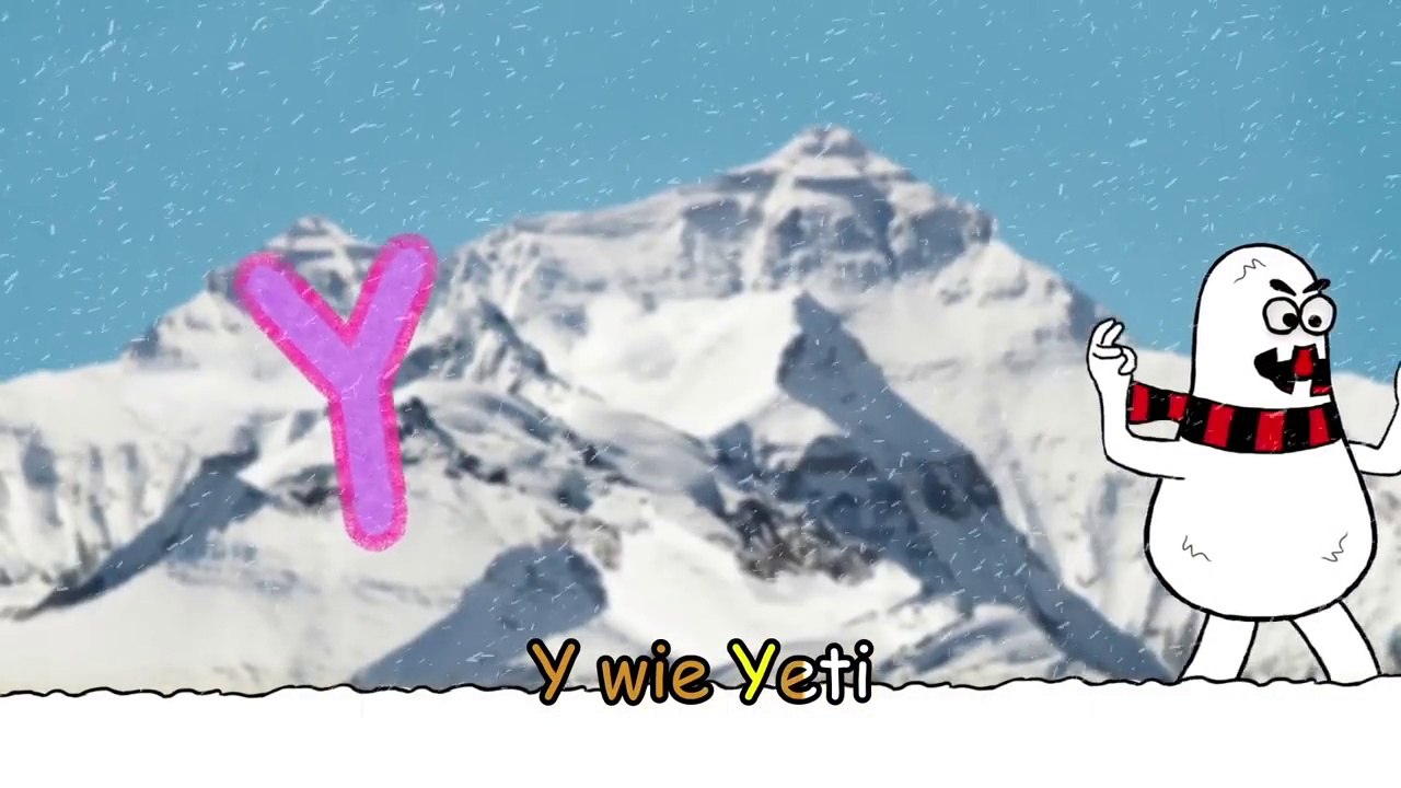Buchstaben lernen deutsch - das Y-LIED - Ich lerne das ABC-song - Letter Y ge