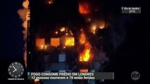 Em Londres, pelo menos 12 pessoas morreram em incêndio