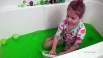 Slime Baff Bath Fun & Learn The Color Gre