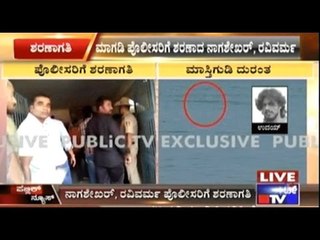 Nagashekhar And Ravi Varma Surrender To The Police