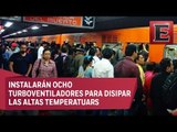 Metro enfriará las estaciones de la Línea 7