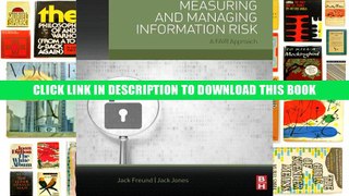 [Epub] Full Download Measuring and Managing Information Risk: A FAIR Approach Ebook Popular