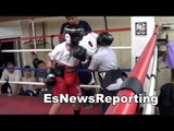 sergio (white) sparring gio (gray) future champs - EsNews boxing