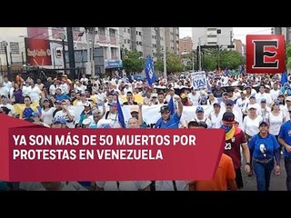 Continúan las protestas en Venezuela: suman 60 muertos