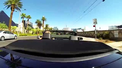 71.Las Vegas Strip drive in a Ford Mustang GT!_clip28