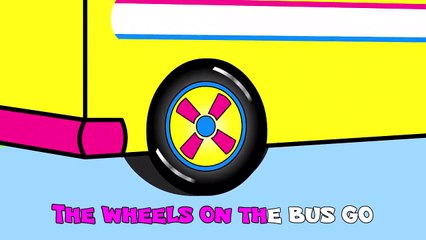 'The Wheels On The Bus' _ Yellow Bus Version _ Kids Learning Song