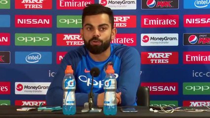 Virat Kohli pre ICC champions trophy Semi Final - India vs Bangladesh- Press Conference 2017