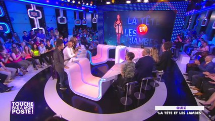 Nabilla Benattia joue au quiz "La tête et les jambes" dans TPMP
