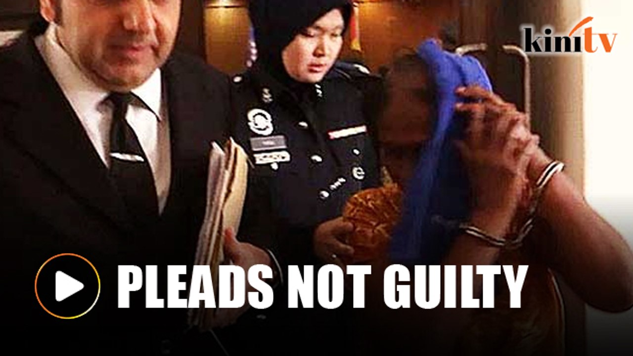 Elderly woman pleads not guilty for beating child