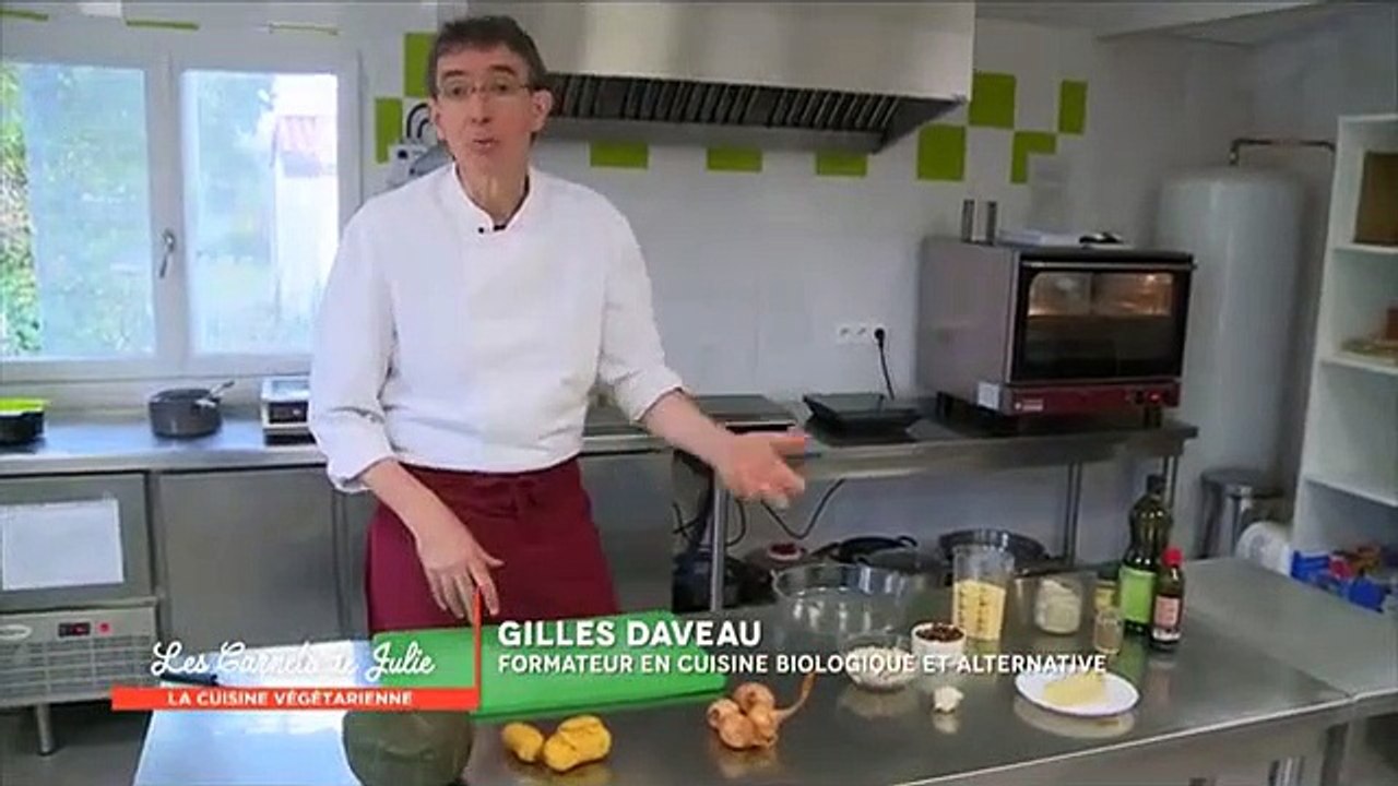 Recette  -  Crumble à la courge buttercup  de Gilles - Les carnets de Julie-qy