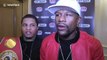 Floyd Mayweather does his best Conor McGregor impression