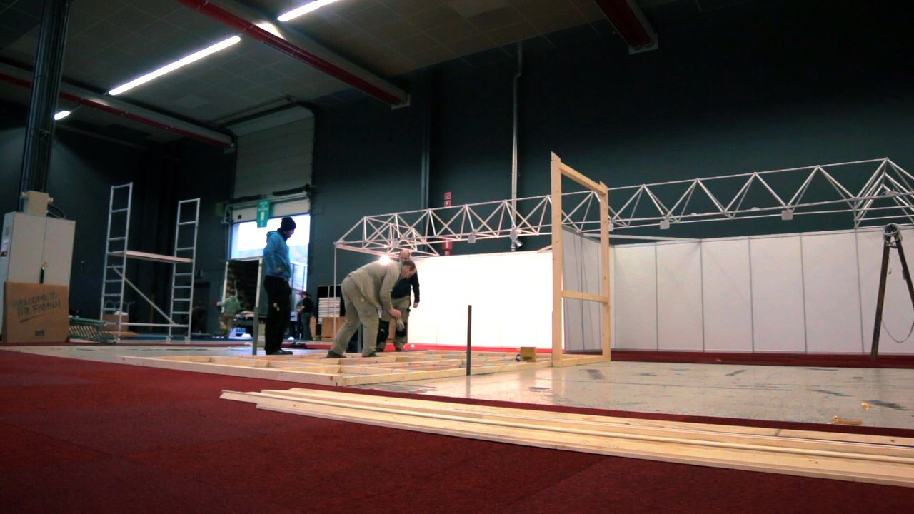 Making of sur la fabrication du stand IATA pour le SIEP 2017