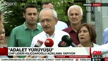 Kılıçdaroğlu: 'Bizim mücadelemiz adalet gelene kadar sürecek'