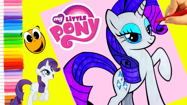 Rarity coloring page crayola #kokicute glitter washable markers COLORING WITH KOKI DISNEY TOYS