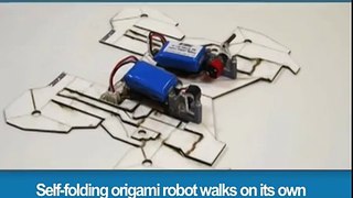 308.Self-folding origami robot walks on its own