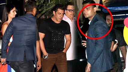 Salman Khan Hugs and Kisses Katrina Kaif Outside Mehboob Studio