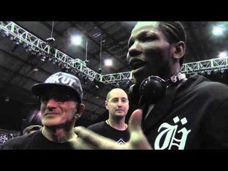 hassan ndam singing after win over stevens EsNews boxing