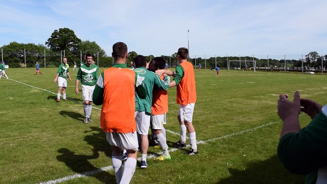 16-17 : Joie suite au but victorieux lors du face à Fougerolles lors de la dernière journée. Saison 2016-2017