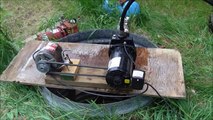 Water pump converted to belt drive, (well jet pump) H
