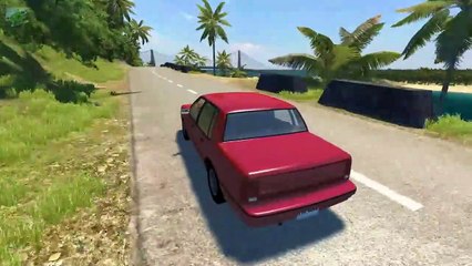 Spike Strip Crashes #3 - Dummy Crash testing   BeamNG drive (dummy camouflage crashes, nodegrab