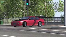 Beamng drive   Police Chase Fails, Crashes, Roadblocks (high speed cras