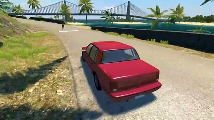 Spike Strip Crashes #3 - Dummy Crash testing   BeamNG drive (dummy camouflage crashes, nodeg