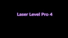 Laser Level Pro 4 Beam LED Li