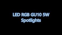 ★LED GU10 5W RGB Remote Controlled Colour Changing Spo