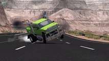 High Speed Jumps Crashes - BeamNG drive (air balloon crashes) - Special 10,000 Subscrib