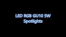 ★LED GU10 5W RGB Remote Controlled Colour Changing Spot
