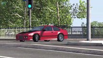 Beamng drive   Police Chase Fails, Crashes, Roadblocks (high spee
