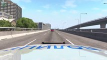 Beamng drive   Police Chase Fails, Crashes, Roadblocks (high speed cr