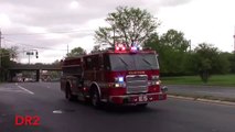Clifton Fire Department Engine 5 And Car 8-2 Responding