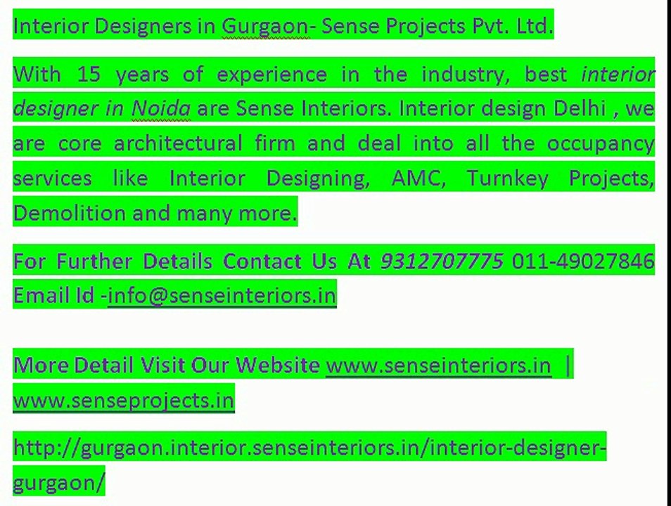 Interior Designer In Gurgaon