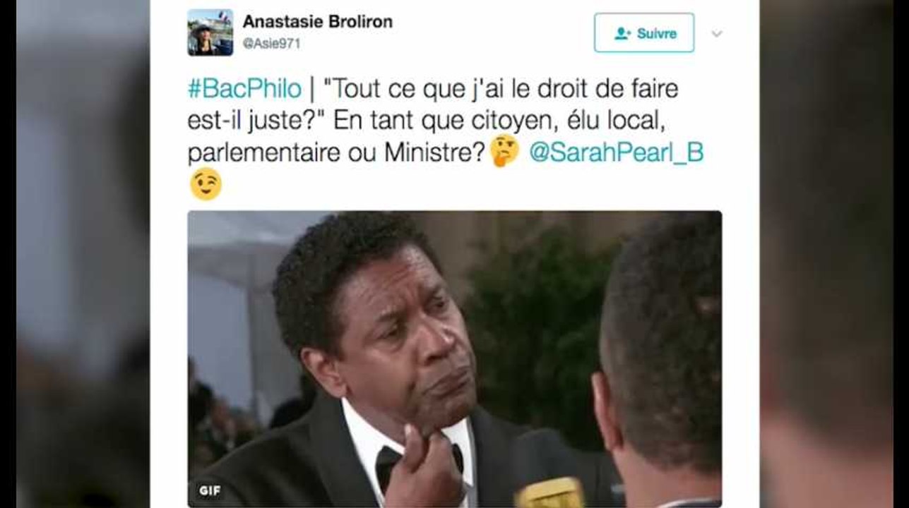 Le bac de philo et l'actualité politique a bien inspiré les internautes