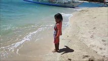 Baby Playing Star Fish and Beach Sand - Donna The E