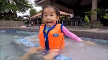 Dinosaur Attacks Baby in the Swimming Pool - Donna The Explo