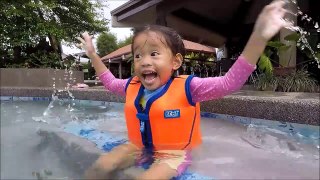 Dinosaur Attacks Baby in the Swimming Pool - Donna The Explor