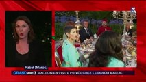 Emmanuel Macron a fait connaissance avec le roi du Maroc