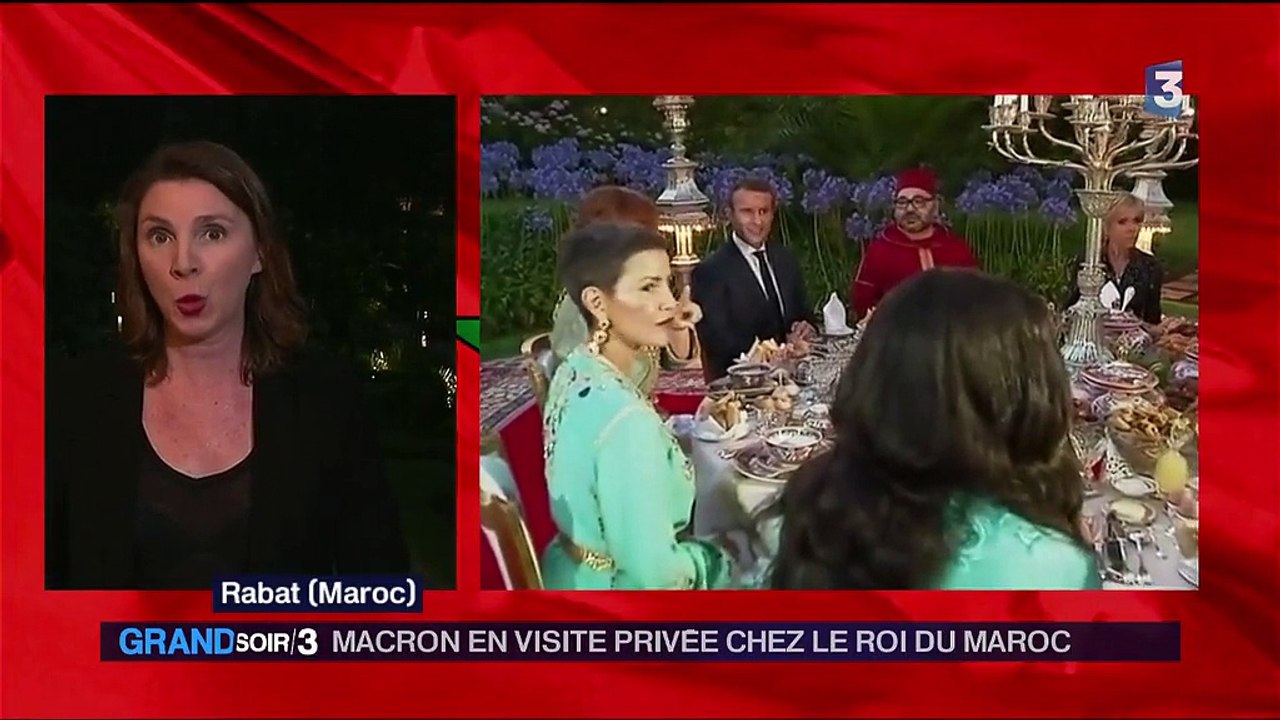 Emmanuel Macron a fait connaissance avec le roi du Maroc