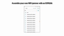 NodeMCU ESP8266 Tutorial 02  WiFi Hack with ESP8266 (NodeMCU WiFi Jamm