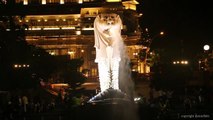 Merlion Clarke Quay Marina Bay Sands Singapore in 4K - Popular & Top Tourist Attracti