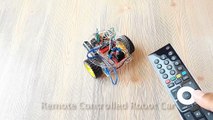 Arduino Project 14  Remote Controlled Robot Car (TV - Infrared Remo