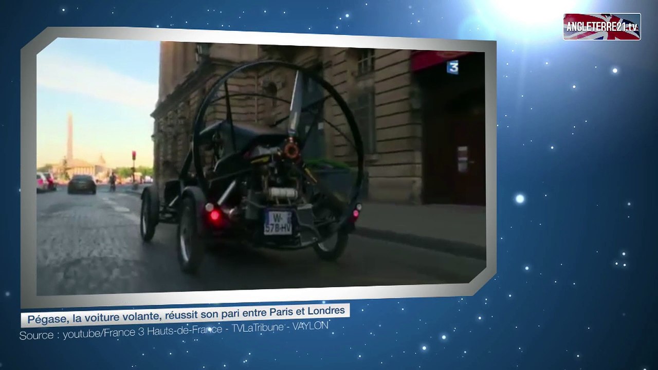 Pégase, la voiture volante, réussit son pari entre Paris et Londres