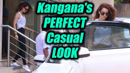 Kangana Ranaut in COOL casual look, which is just PERFECT; Check Out | Boldsky