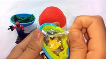 Play-Doh Ice Cream Cone Surprise Eggs _ Spiderman _ Toys Cars _ Lego _ Kids Toddlers-9wj-9dPBy