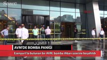 Esenyurt'ta bir AVM'de bomba alarmı