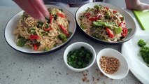 WHAT I ATE TODAY   VEGAN PAD THAI AND TOFU SAN